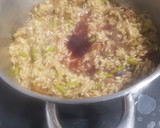 Foto del paso 2 de la receta: Risotto con setas y espárragos con toque de gorgonzola