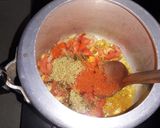 A picture of step 2 of Rich Rajma chawal.