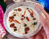 A picture of step 12 of Vermicelli Dryfruit Custard.