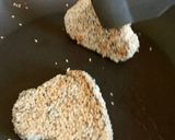 A picture of step 6 of Vickys Sesame & Poppy Seed Crusted Tuna, GF DF EF SF NF.