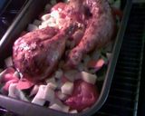Foto del paso 3 de la receta Pollo lacado con verduras
