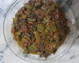 A picture of step 5 of Fried Bhindi.