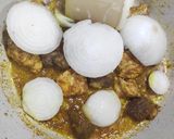 عکس مرحله 1 از دستور خورشت به یا تاس کباب