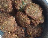 A picture of step 3 of Plantain flower vada.