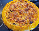 Foto del paso 13 de la receta: Tarta-quiche de pollo, setas y jamón