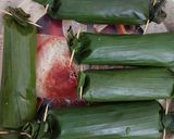 Foto langkah ke 4 dari resep Nasi Bakar Bunga Telang.