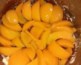 Foto del paso 4 de la receta: Torta invertida de duraznos en almíbar