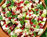 A picture of step 6 of Zesty Pomegranate & Guava Fruit chaat.