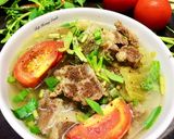 Hình bước làm 3 của món Canh Cải Chua Thịt Bò