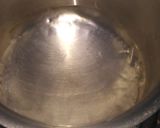 A picture of step 1 of Dhaba ki chai.