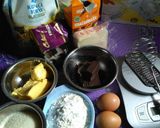 Foto langkah ke 1 dari resep Brownies panggang simple.