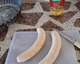Foto del paso 4 de la receta: Tarta de bananas y dulce de leche con merengue sin harina