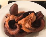 A picture of step 4 of Octopus and olives salad.