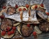 Foto del paso 5 de la receta: Dorada al horno con calabacín y berenjenas