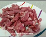 Foto del paso 1 de la receta: Salteado de cerdo con verduras en wok