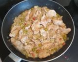 Zöldborsós pulykatokány recept fázis 3 fotója