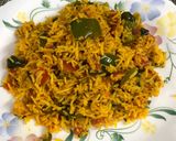 A picture of step 12 of Capsicum Tomato Rice.