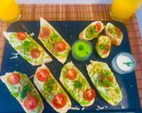A picture of step 8 of Easy Open faced Avocado 🥑 Caprese-10 Minutes Power Appetiser 🥖.