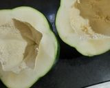 A picture of step 1 of Raw Papaya Burfi.