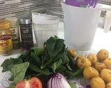 Foto del paso 1 de la receta: Sopa “crema” de Espinaca