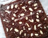 Foto langkah ke 7 dari resep Chewy Brownies shiny (otang/no mixer).
