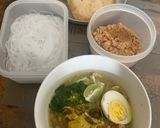 Foto langkah ke 9 dari resep Soto Ayam Lamongan with Koya.