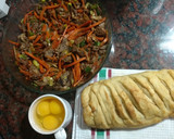 Foto del paso 1 de la receta: Pastel de pan, carne y verduras