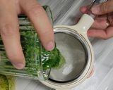 Hình bước làm 1 của món Bánh flan cải chip cho bé từ 6m (không sữa)