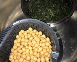 A picture of step 2 of Spinach with Chickpeas.