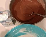 A picture of step 2 of Strawberry Walnut Yin &Yang Pancakes for Christmas.