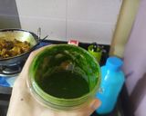 A picture of step 3 of Palak Chicken.