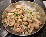 A picture of step 9 of Beef Bourguignon.