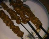 A picture of step 1 of Kakori kabab.