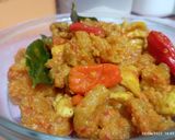 Foto langkah ke 7 dari resep Oseng krecek tahu pedas.
