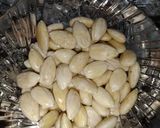 A picture of step 3 of Blanched Almonds.