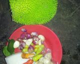 Foto langkah ke 1 dari resep Sayur Kluwih Gurih Bumbu Kuning.