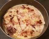 A picture of step 2 of Bread and butter pudding.