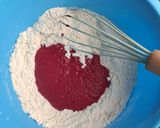 Foto langkah ke 4 dari resep Beetroot Waffle.