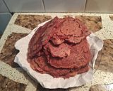 Foto del paso 7 de la receta: Panqueques integrales con jugo de remolacha veganos