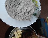 A picture of step 1 of Ragi Halwa.