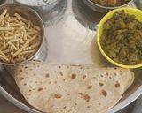 रोटी,ग्वार फली की सब्जी लौकी का रायता रेसिपी चरण 8 फोटो