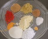A picture of step 2 of Kachcha kela Masala Fry.