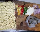 Foto langkah ke 1 dari resep Mie Kangkung Belacan.