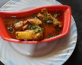 A picture of step 10 of Jatretil mutton gravy masala (jatra food).