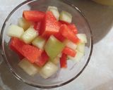 Foto langkah ke 1 dari resep SOP buah alakadarnya.