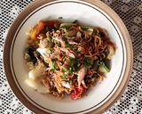 Foto langkah ke 6 dari resep Mie Jowo Goreng Tektek.