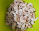 A picture of step 3 of Gongura Prawns.