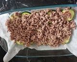 Foto del paso 4 de la receta: Pastel de calabacín y carne picada