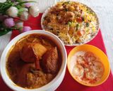 A picture of step 6 of Kashmiri Aloo Dum.