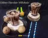 A picture of step 8 of Chikoo Chocolate Milkshake (Sapota Chocolate Milk Shake).